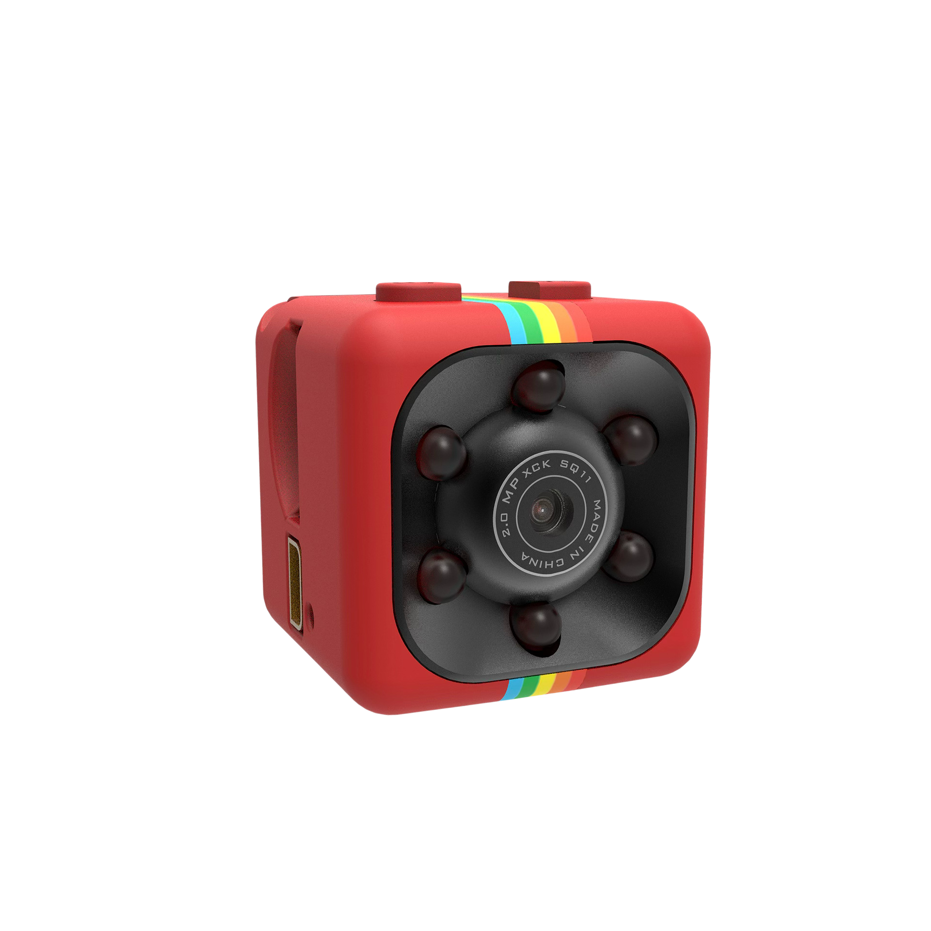 Action Camera E (Red/Blue/Black)