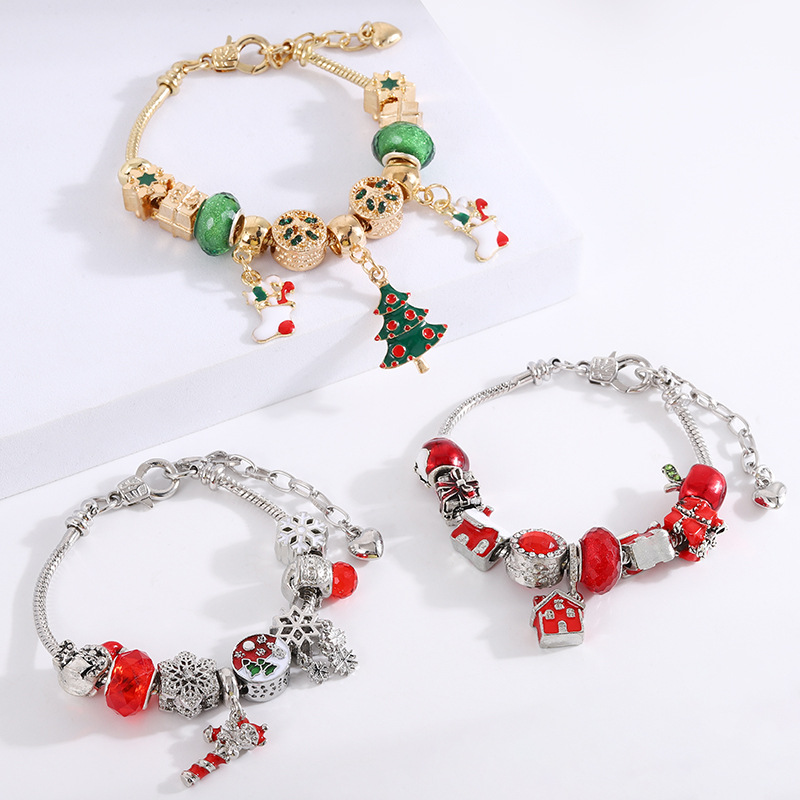 Christmas Gift Crystal Beaded Bracelet2