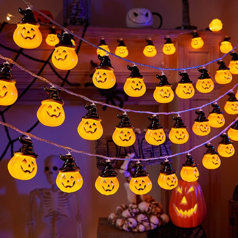 Luces de Cadena LED Calabaza Halloween C