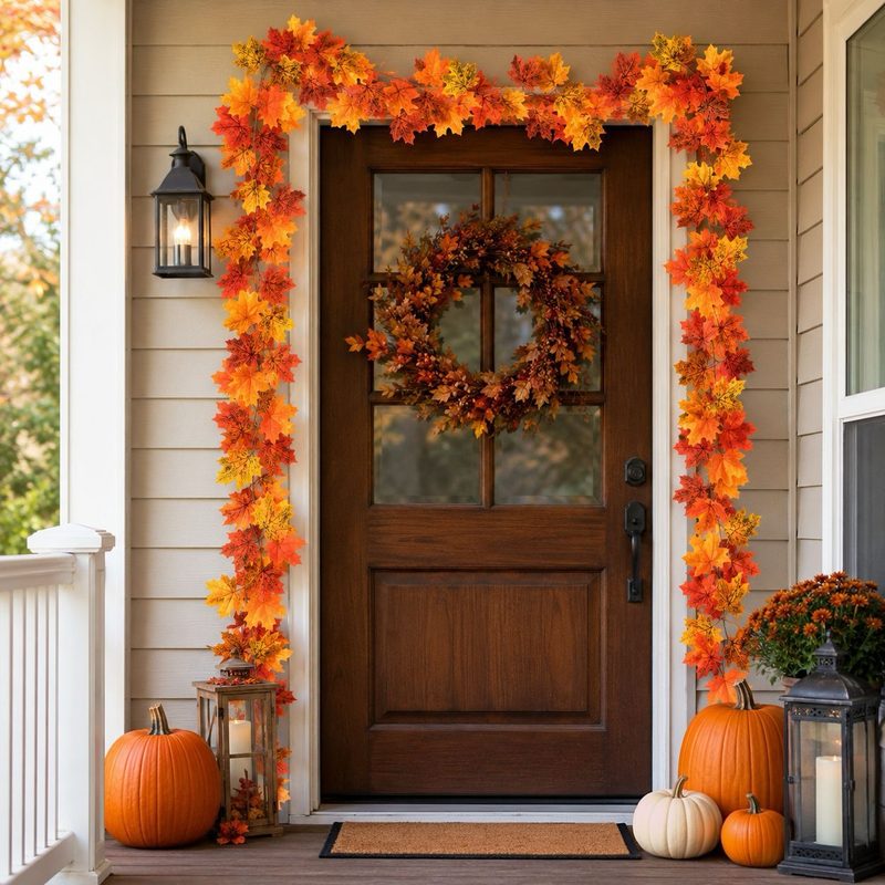 Colgante Hoja de Arce Otoño Decoración Acción de Gracias