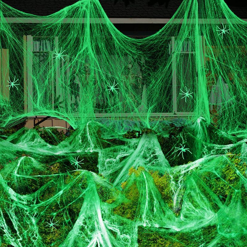 Telaraña Luminosa Decoración Casa Embrujada Halloween
