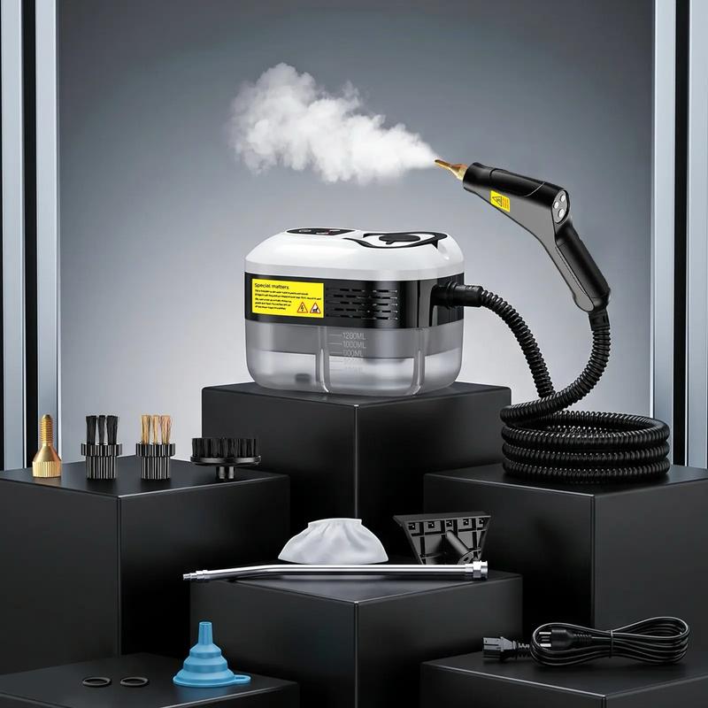 Handheld Steam Cleaner – Corded Cleaning Tool, Adjustable, Multi-Accessory