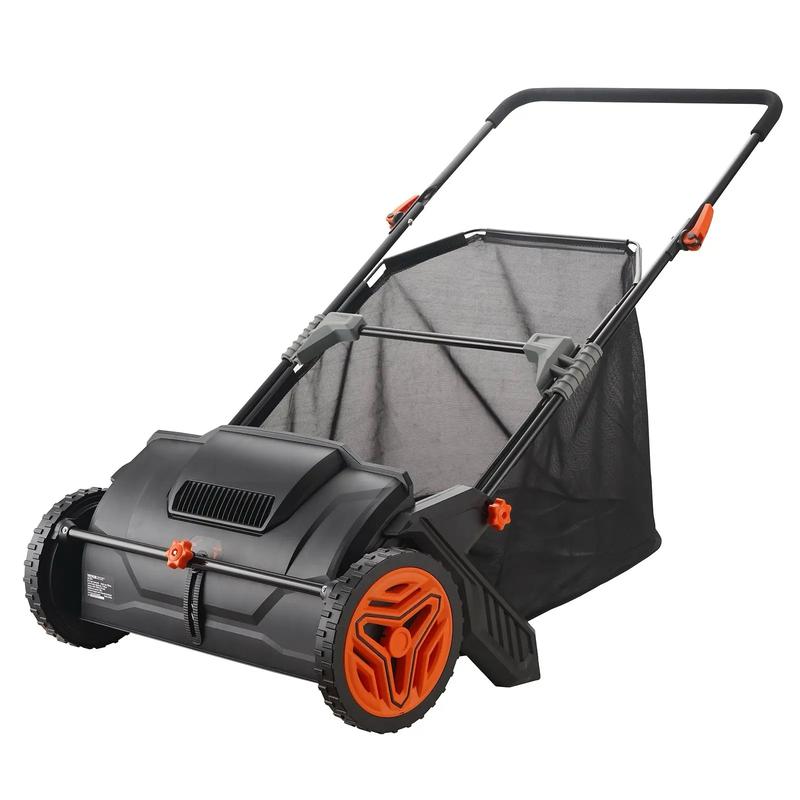 Push Style Lawn Sweeping Machine Leaf Weed Collection Device