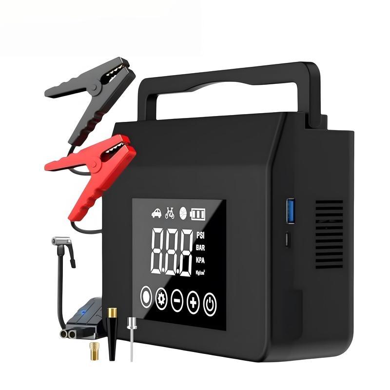 Portable Car Jump Starter 4000A UltraSafe with 150PSI Tire Inflator, Diesel