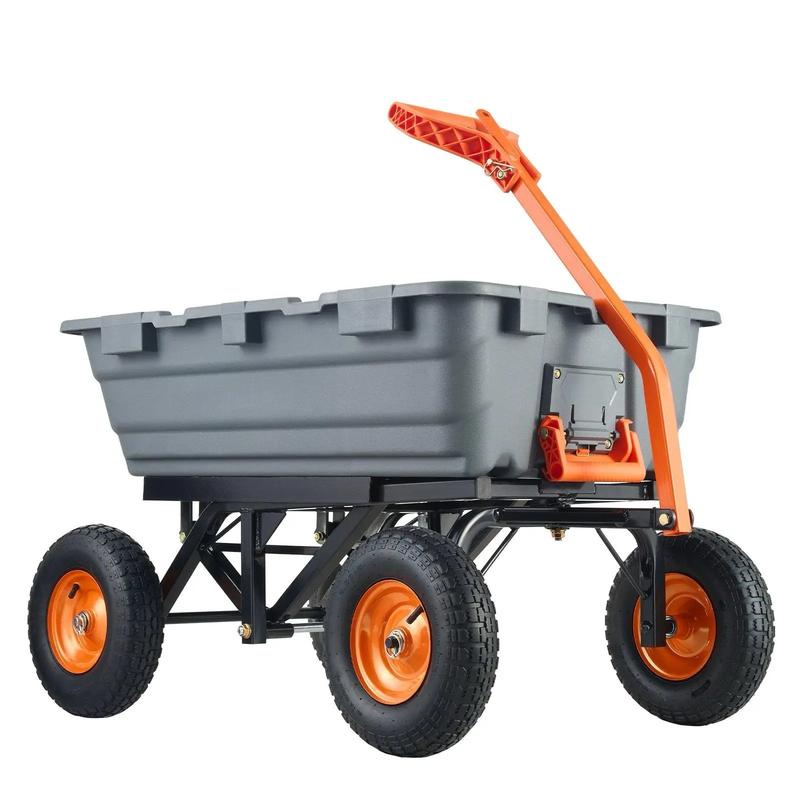Garden Stroller - Durable Polyethylene Dump Cart