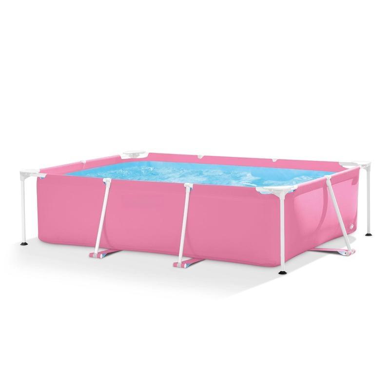 Outdoor Rectangle/Round Frame Above Ground Pool with Pump