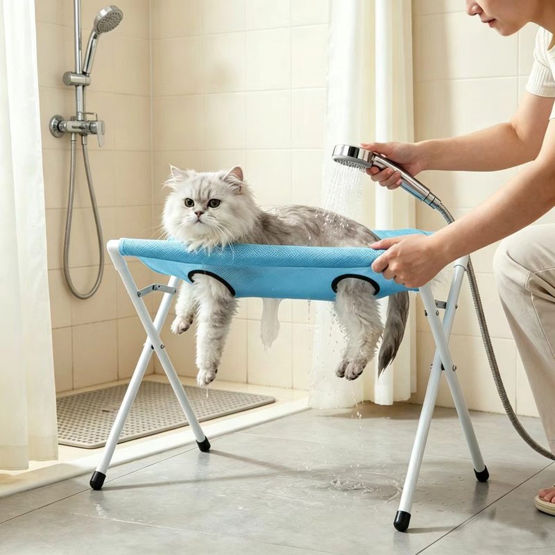 Pet Bathing Restraint Rack