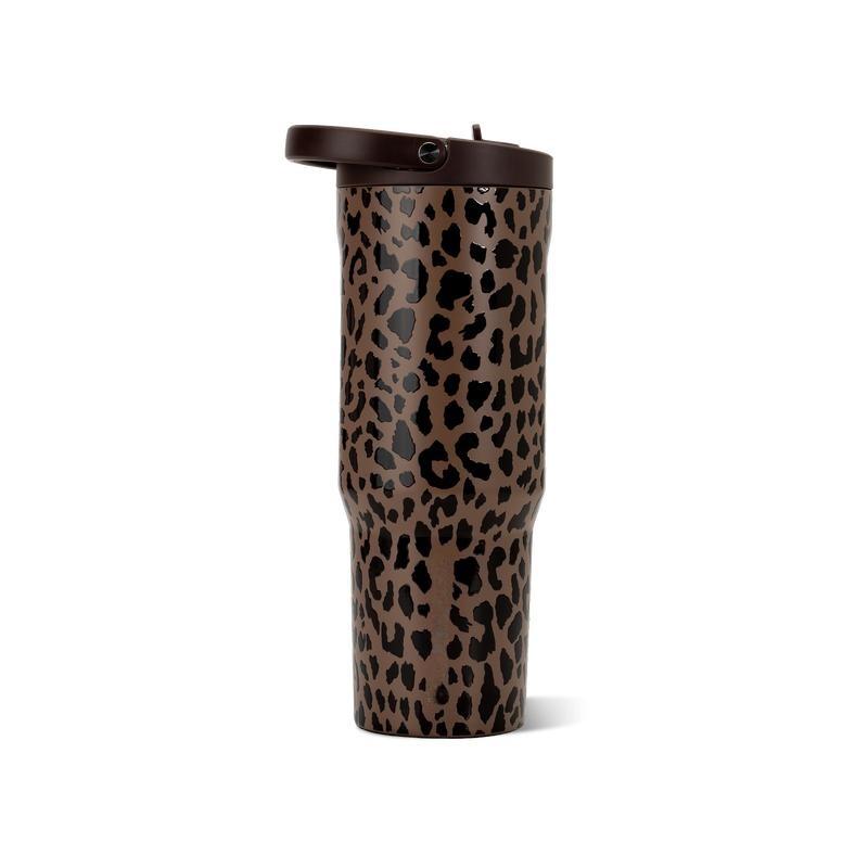 Portable Leak-Proof Water Bottle with Flip Straw Handle