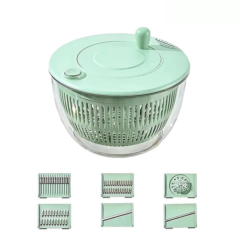 Salad Spinner Large Vegetable and Fruit Washing Bowl with Strainer