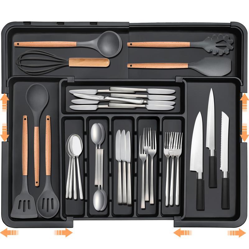 Silverware Organizer Expandable Kitchen Utensil Drawer