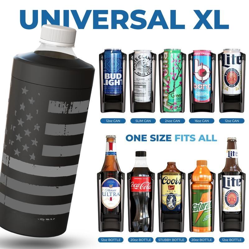 Universal XL Can Cooler Made to fit almost every can and bottle