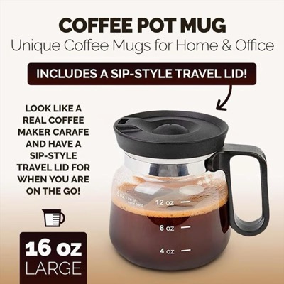Coffee Mug with Lid Glass Creative Cup Coffee Lovers Top Choice