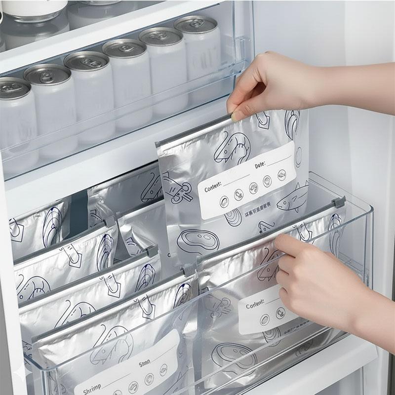 reusable upgraded thickened upright aluminum foil sealing storage bags
